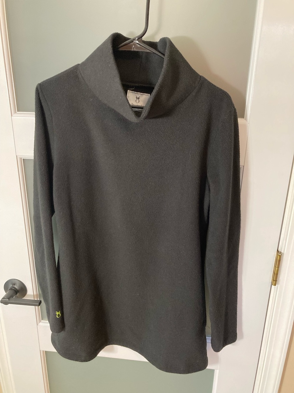 Dudley Stephens Vello Fleece Cobble Hill Turtleneck - Large - Black